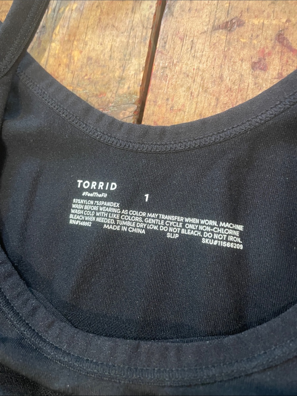 torrid Black Tank Slip Shapewear